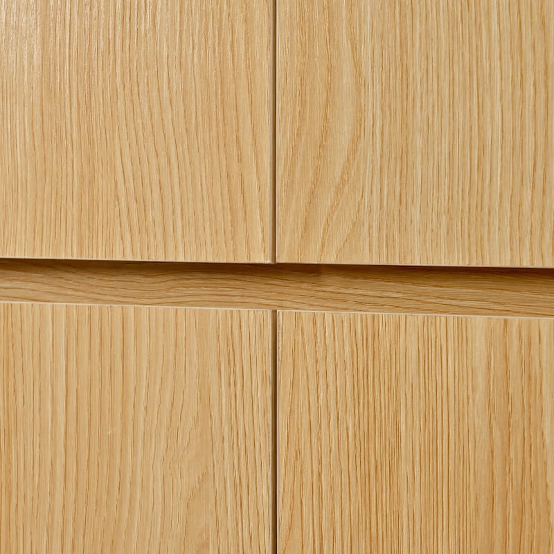 72" Tall Curved Pantry Cabinet with Adjustable Shelves, 8 Door Racks and Hidden Drawer, Farmhouse Storage Cupboard for Kitchen