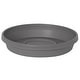 preview thumbnail 1 of 3, Bloem Terra Plant Saucer Tray for Planters 9-12" Charcoal Gray - 9.5