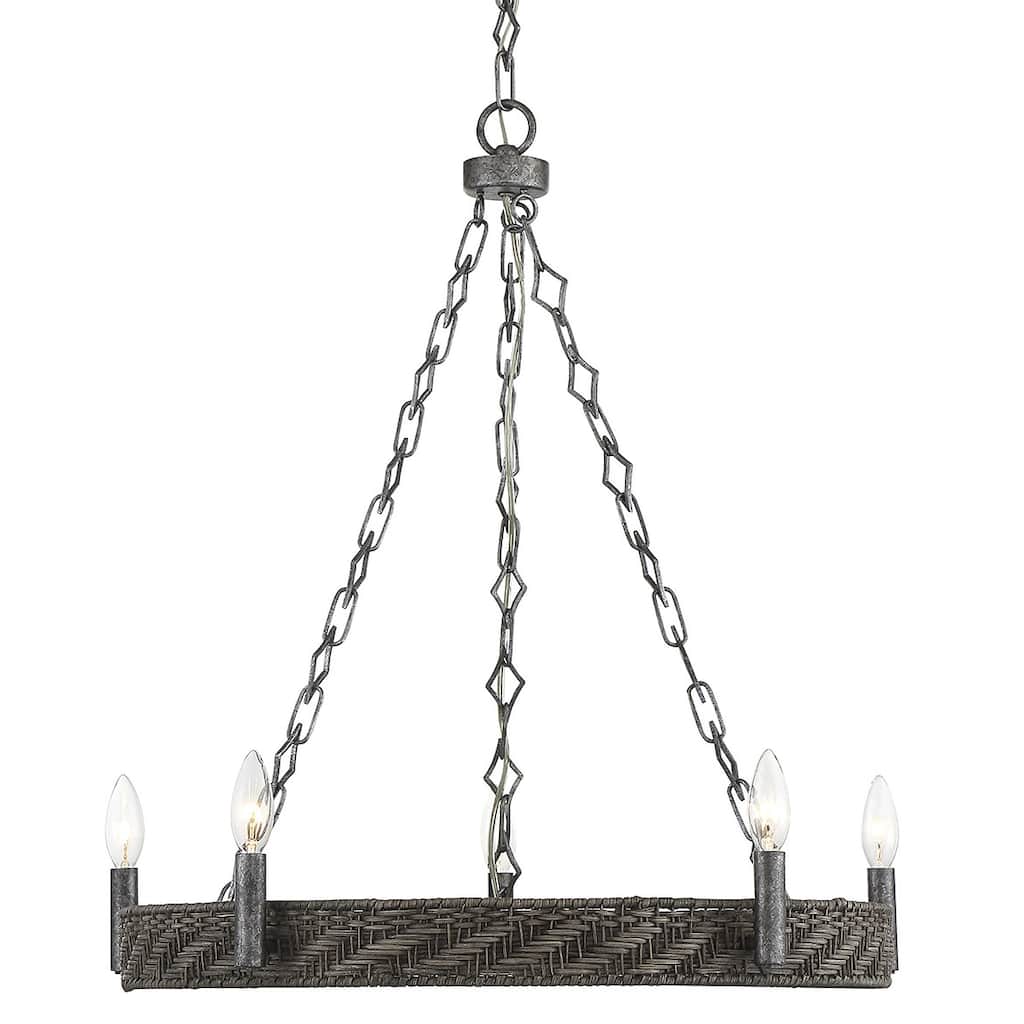 Savoy House Tripoli 5 Light 26" Wide Taper Candle Chandelier