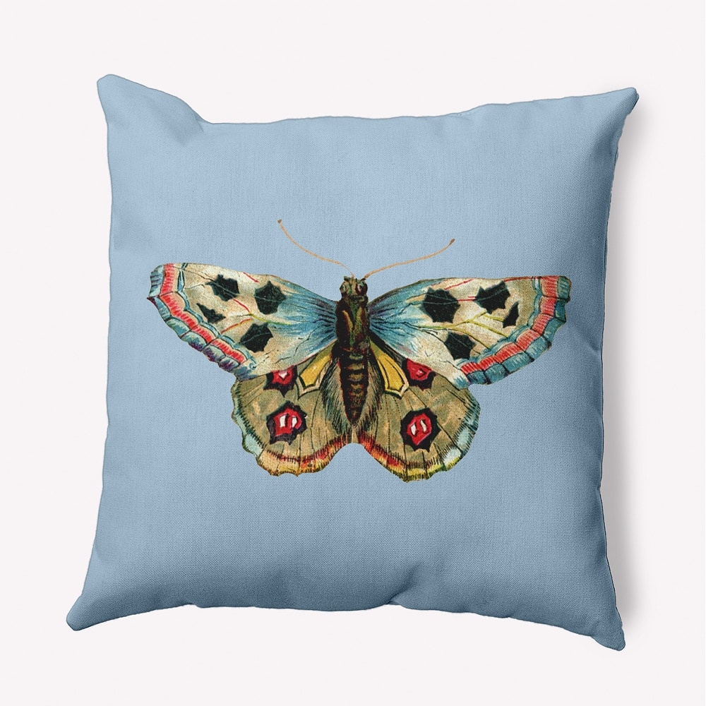 Brushfoot Butterfly Polyester Indoor/Outdoor Pillow