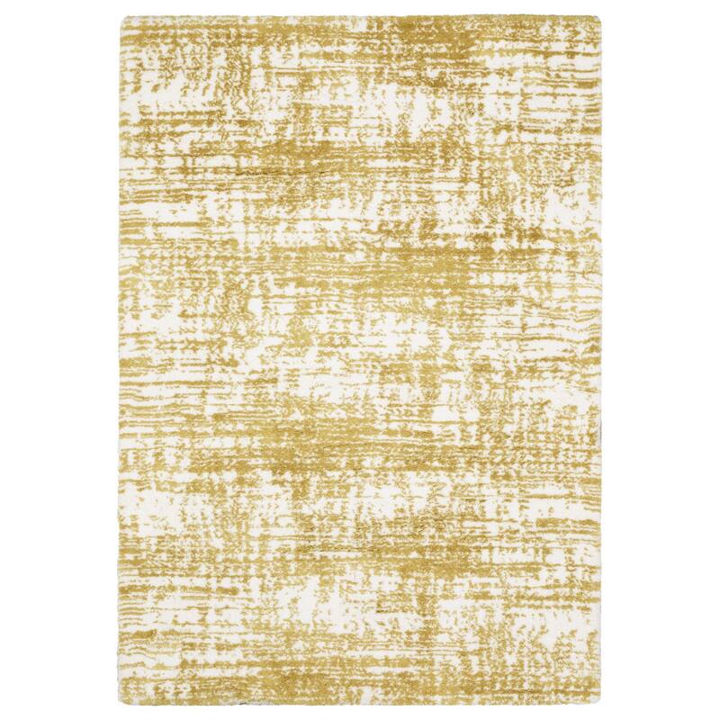 HomeRoots Abstract Industrial Runner Area Rug