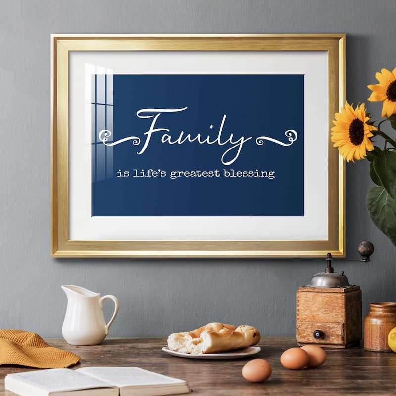Family Greatest Blessing Premium Framed Print - Ready to Hang