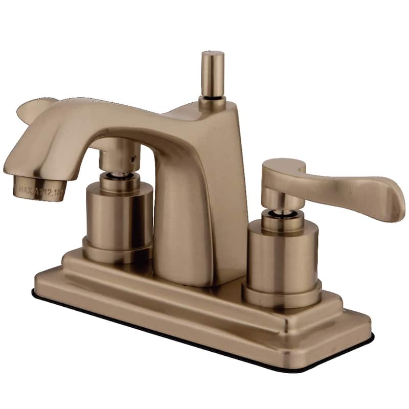 Kingston Brass 1.2 GPM Centerset Bathroom Faucet with Pop-Up Drain - Brushed Nickel