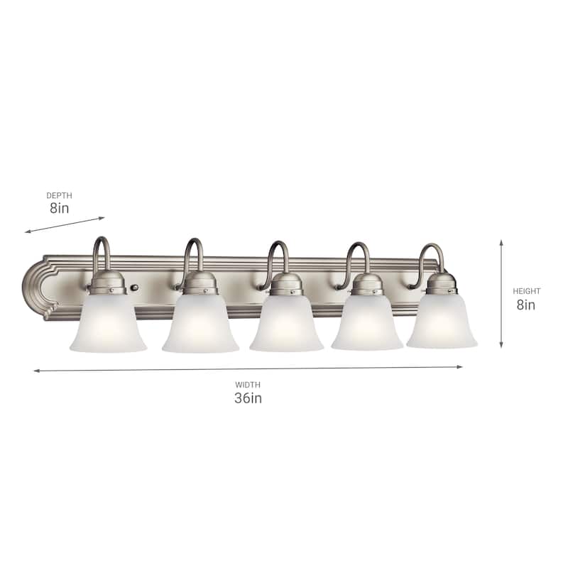 Kichler Lighting Brushed Nickel 5-light Vanity Light
