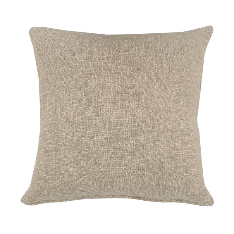 Boho Distressed Diamond Cotton Throw Pillow
