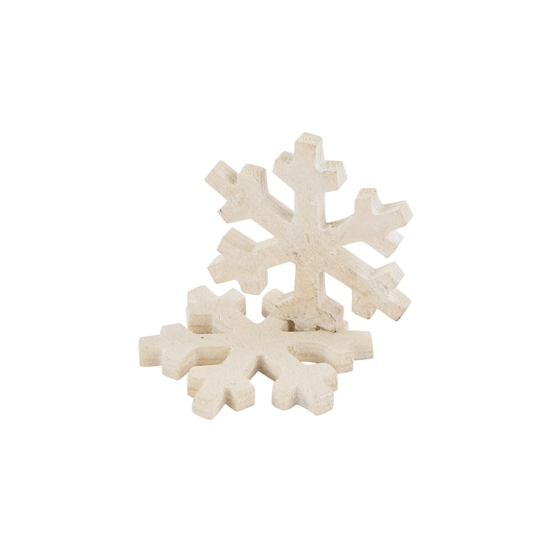 Pinecones and Snowflakes Christmas Decorations - 6"