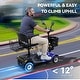 preview thumbnail 2 of 7, Folding Mobility Scooter for Adult, Powered Mobility Scooter, Motorized Scooter Collapsible with 350W Motor, Ideal for Elderly