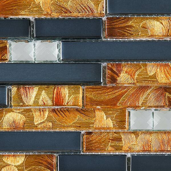 Shop Tilegen Crystal Diamond Wallpaper Random Sized Glass Mosaic