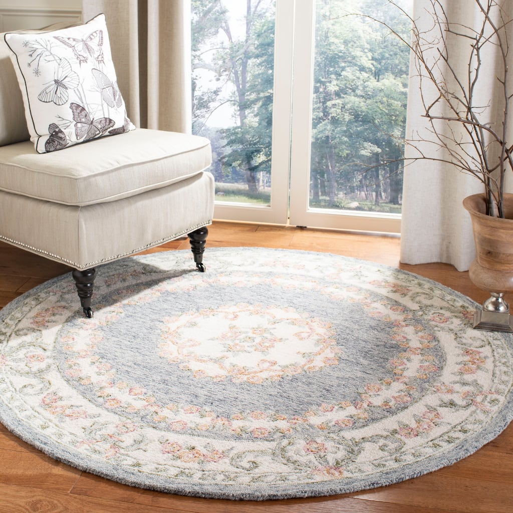 SAFAVIEH Handmade Micro-Loop Avery Wool Rug