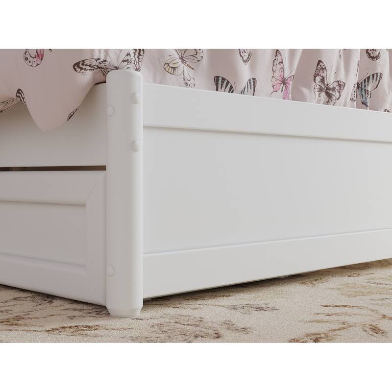 Felicity Platform Bed with Panel Footboard and Storage Drawers