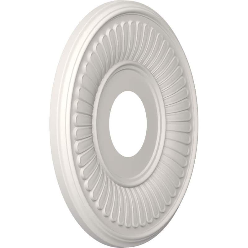 3 1/2" Inside Diameter - Berkshire Thermoformed PVC Ceiling Medallion