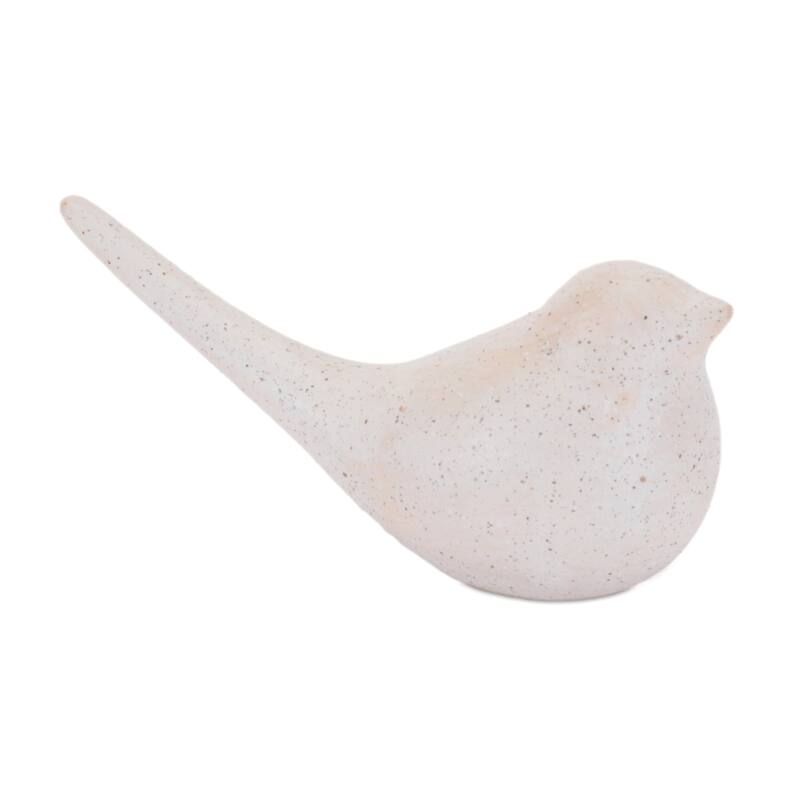 Speckled Sitting Birds Figurine - 6.25" - Set of 4