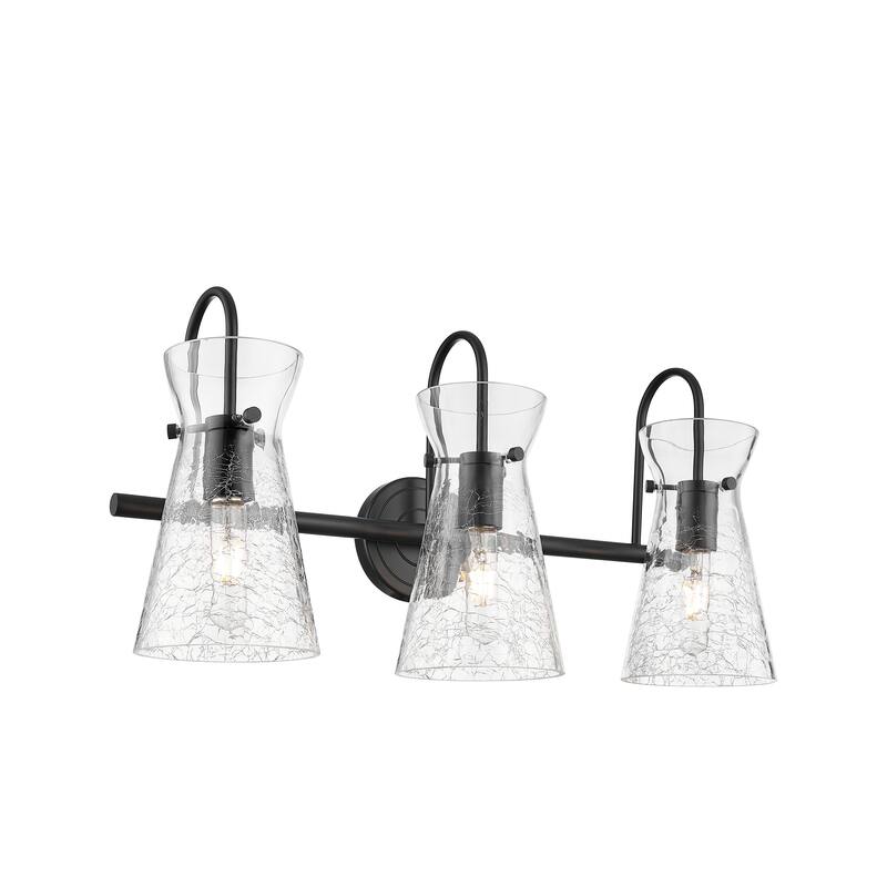 Innovations Lighting Nicole - 3 Light 24" Bath Vanity Light - Clear Shade