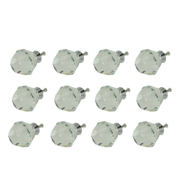 Shop Clear Cut 40mm Crystal Cabinet Knob Or Drawer Pulls Lead Free