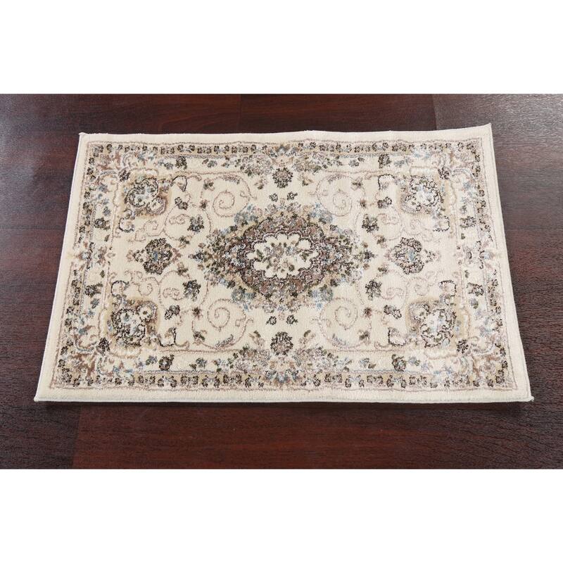 Floral Medallion Turkish Transitional Oriental Rug Traditional Carpet