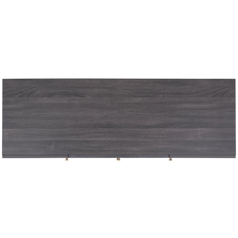 SAFAVIEH Home Piran 2 Door 3 Drawer Sideboard/Media. - 55Wx19Dx32H