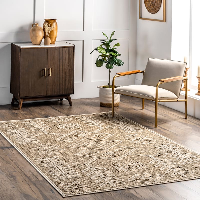 Nuloom Theresa Textured Southwestern Area Rug