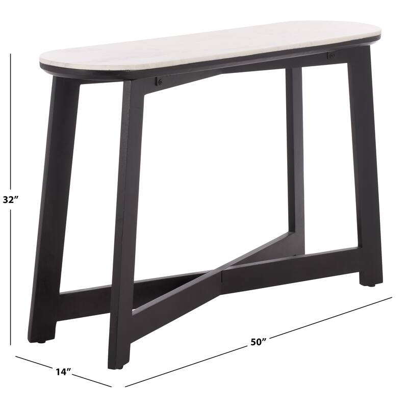 SAFAVIEH Home Shina Oval Console Table - 14"W x 50"D x 32"H