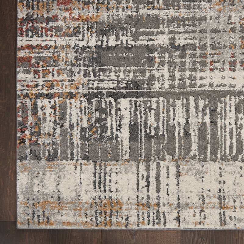 Nourison Ludlow Abstract Linear Geometric Area Rug