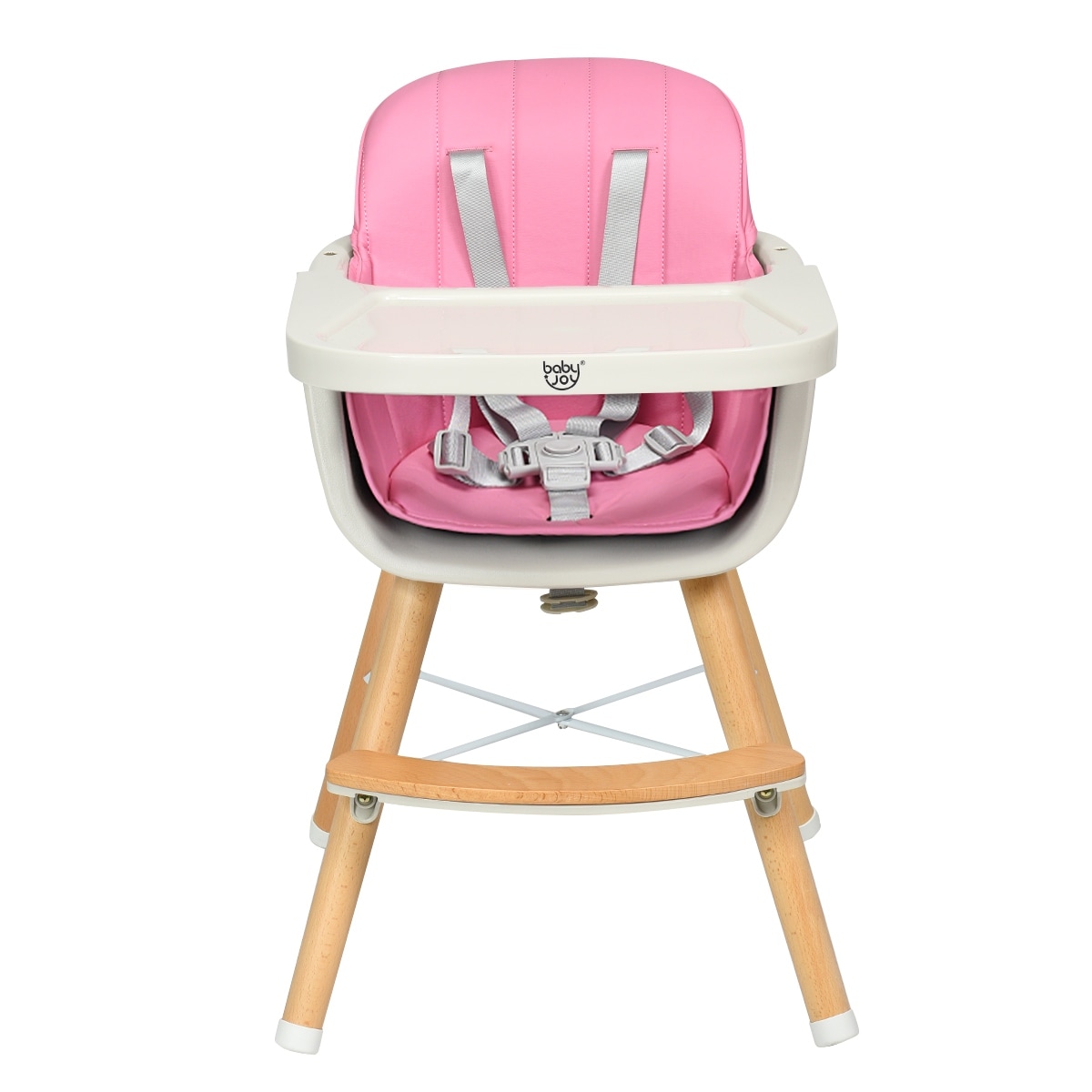 baby joy wooden high chair
