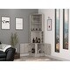 preview thumbnail 31 of 36, TUHOME Syrah Space Efficient Corner Bar Cabinet with 2-Doors