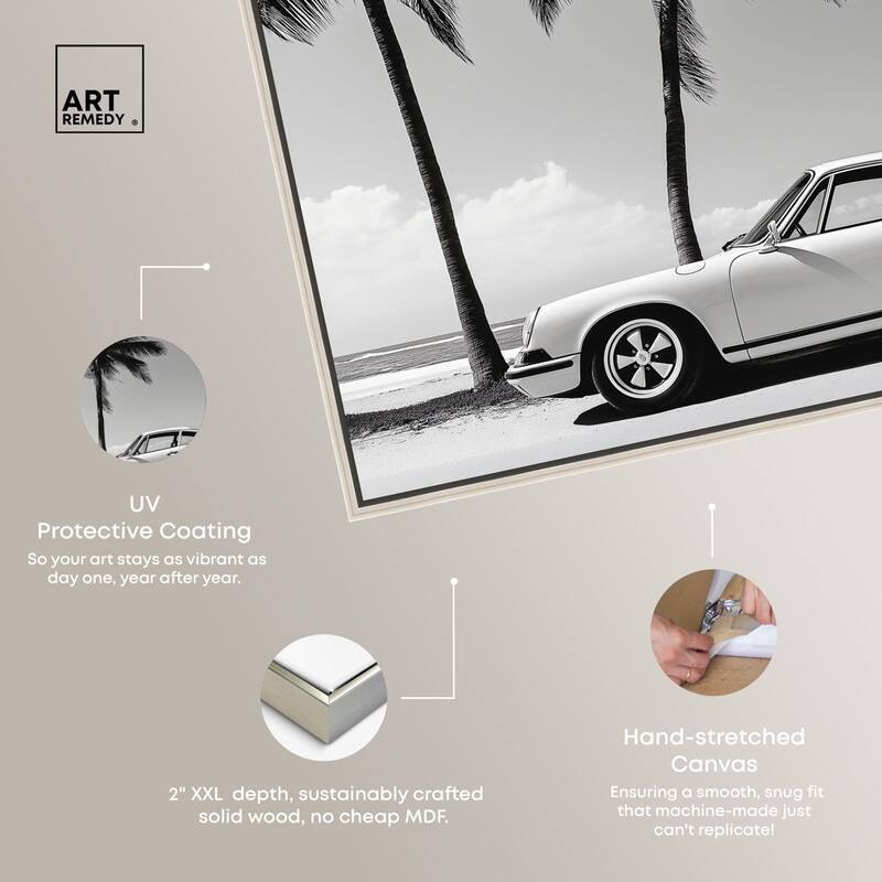 Analog Vintage Car Canvas by Art Remedy
