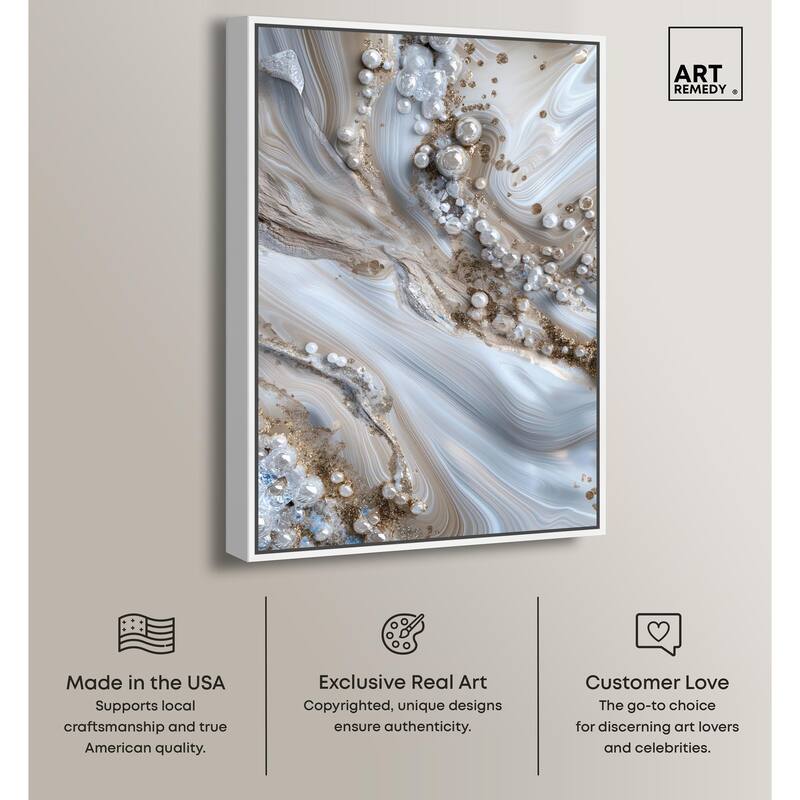 Effervescent Earth Canvas by Art Remedy