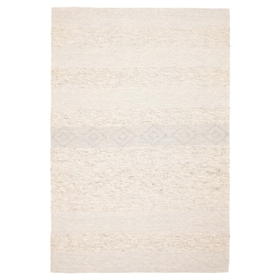 ECARPETGALLERY Braid weave Sienna Khaki Wool Rug - 6'2 x 9'1