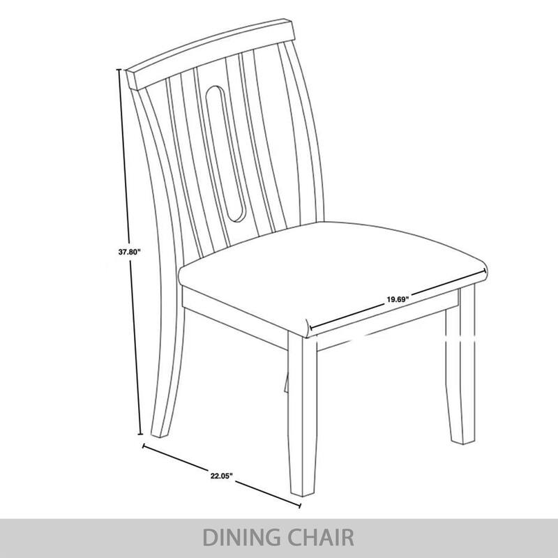 CraftPorch Contemporary 4-Piece Chair and Round Table Dining Set