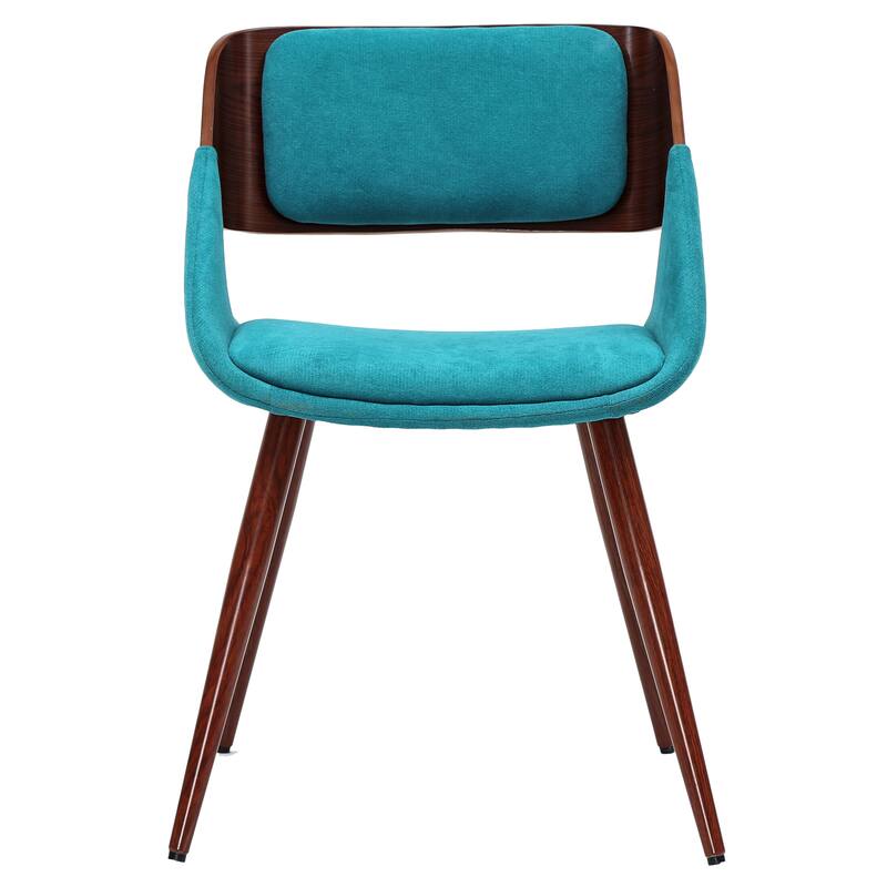 NPD Furniture Cyprus Upholstered Walnut Dining Chair