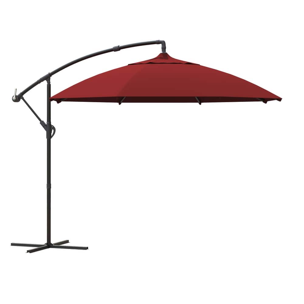 Corvus Vera 10-foot Offset Cantilever Hanging Canopy Patio Umbrella