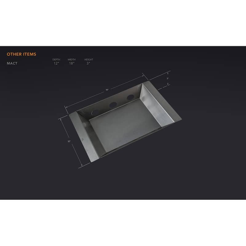 Mont Alpi MAi805-BSSFC-COMBO Black Stainless Steel Modular Outdoor Kitchen Island with Charcoal Tray Griddle Plate & Pizza Oven
