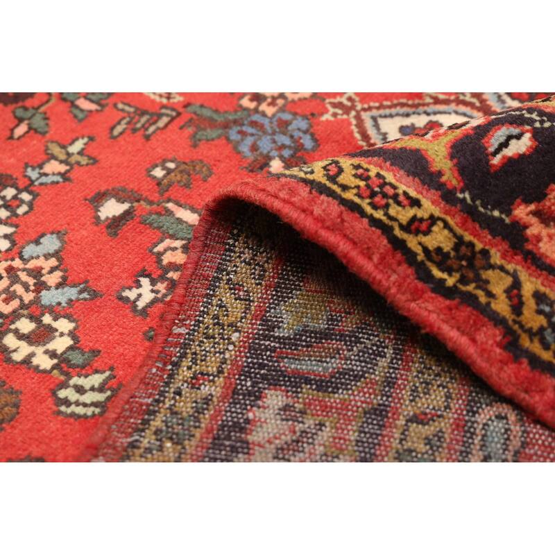 ECARPETGALLERY Hand-knotted Anadol Red Wool Rug - 3'7 x 5'5