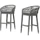 Option Smoke Grey-Hight stool