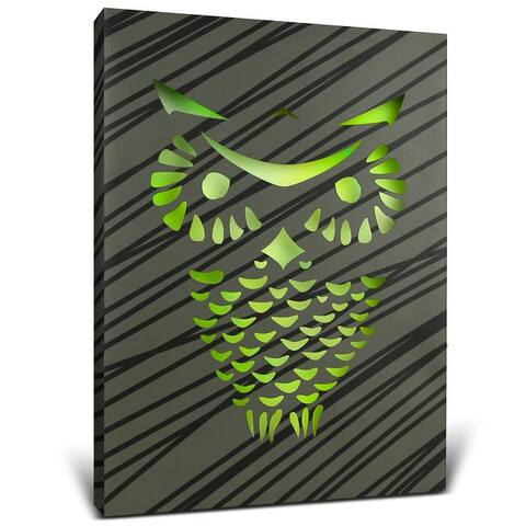 CoTa Global Owl Light Up LED Wall Art - Changing Color LED Light Up - 15.75Lx11.9Wx1H inches