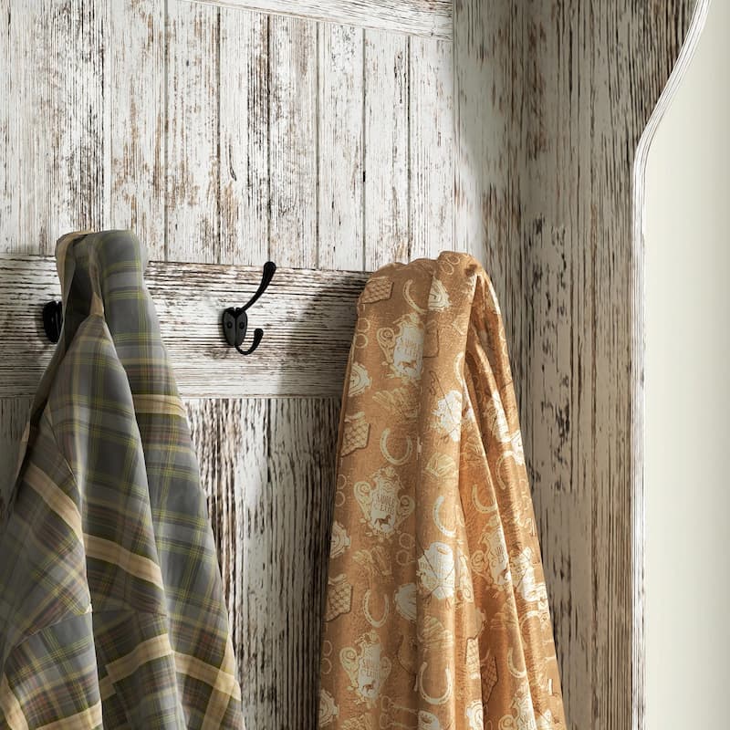 Entryway Bench with Coat Rack & Shoe Storage