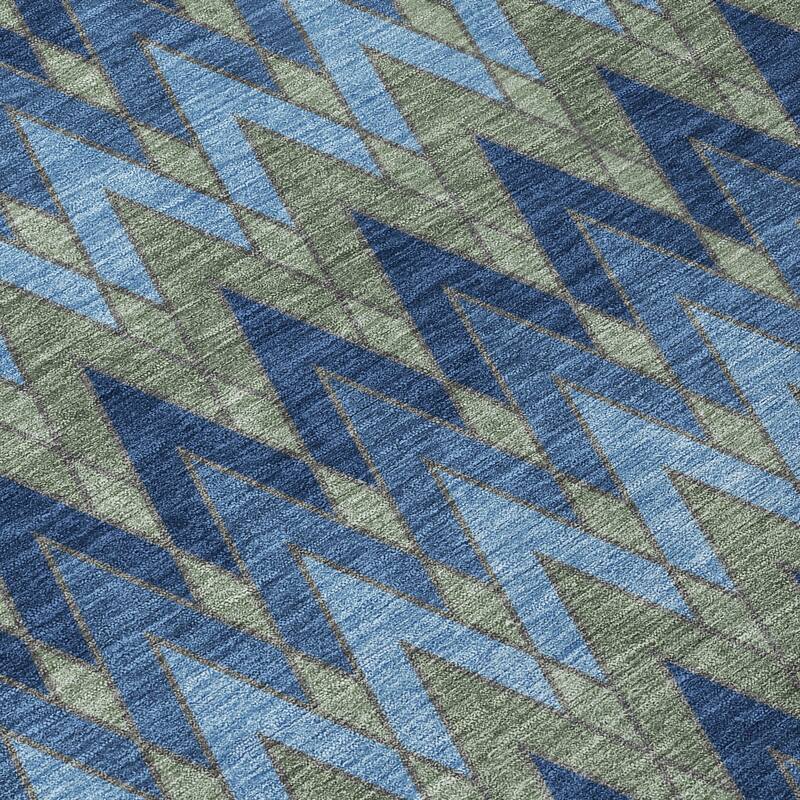 Machine Washable Indoor/ Outdoor Modern Baxter Chantille Rug