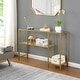 preview thumbnail 1 of 3, Cora Console Table with Shelves