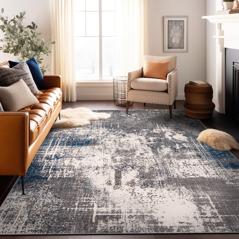 World Rug Gallery Perugia Modern Abstract Area Rug