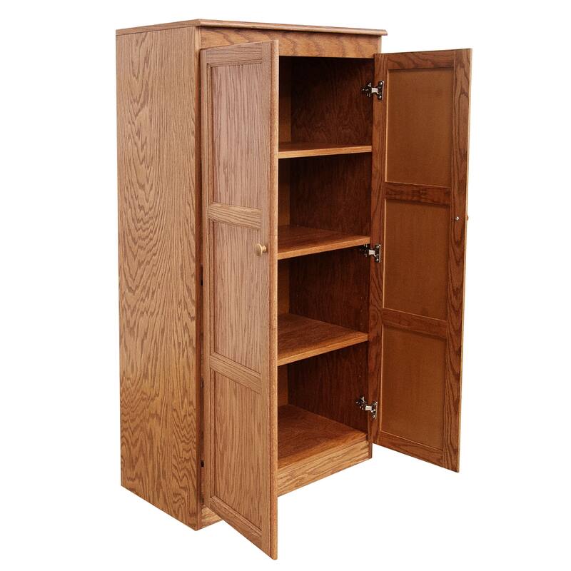 Concepts in Wood Storage Cabinet, 60 inch with 4 Shelve