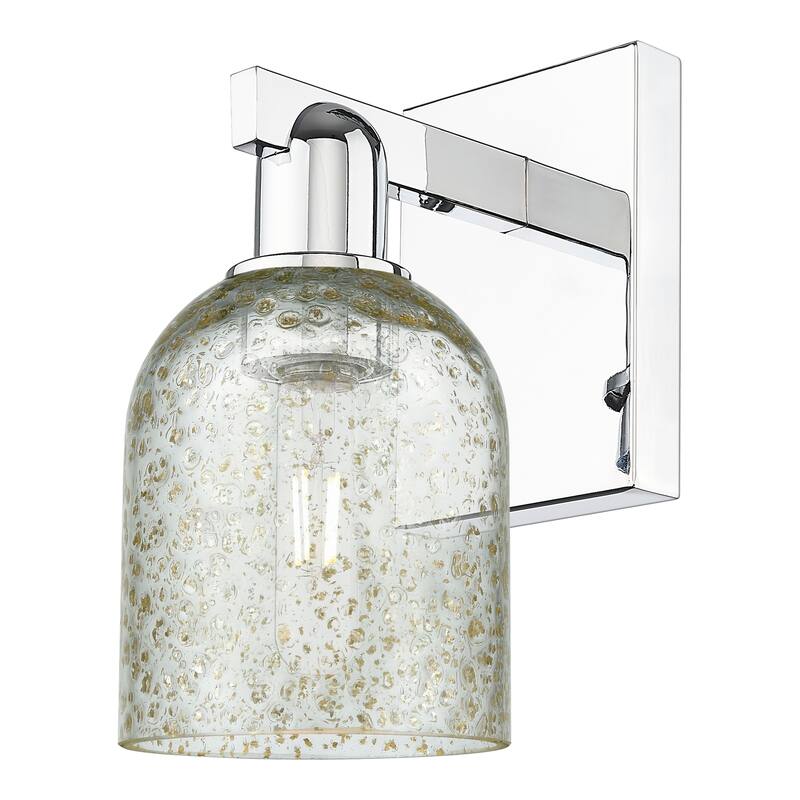 Innovations Lighting Endless Possibilities Arcadia - Caledonia - 1 Light 5" Sconce - Polished Chrome/Mica