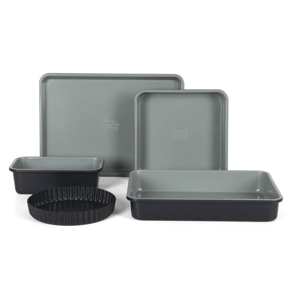 Sur La Table Kitchen Essential Carbon Steel Bakeware Set W/Premium PFA Free Grey Ceramic Nonstick