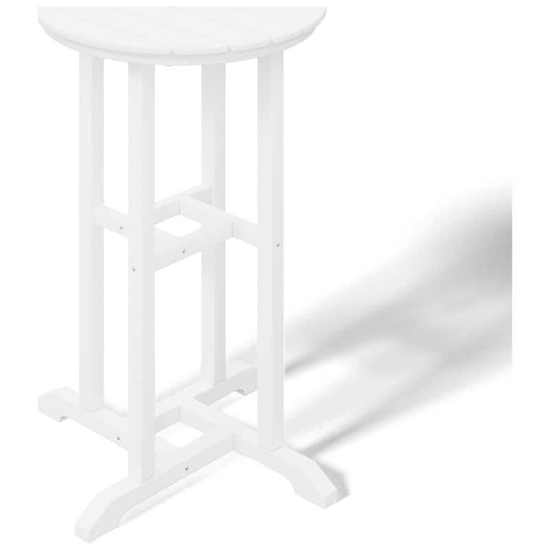 Laguna Hdpe All Weather Outdoor Patio 24" Round Counter Bistro Table