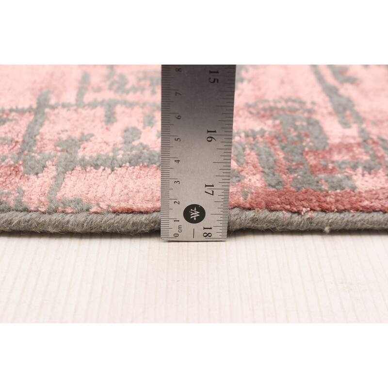 ECARPETGALLERY Hand-knotted Elysian Salmon Rug - 4'11 x 7'9