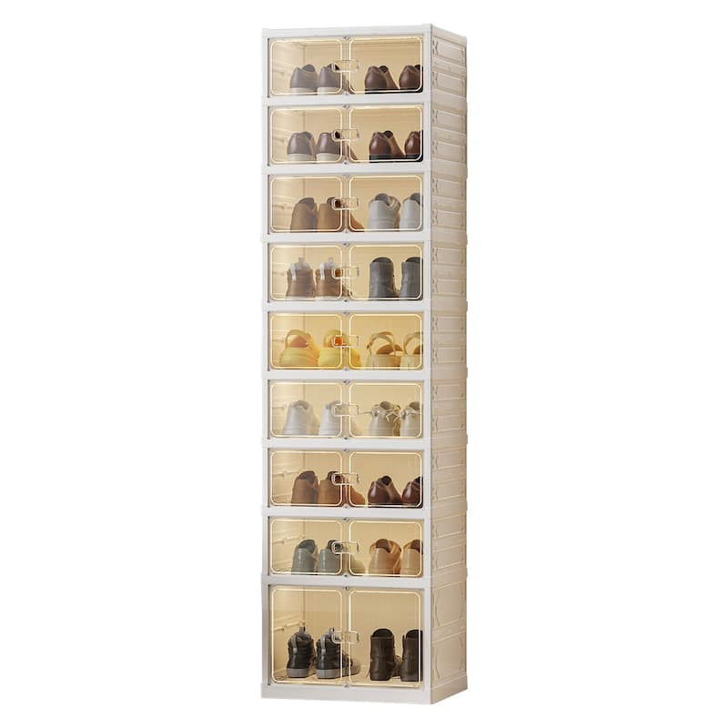Foldable Shoe Rack Organizer For Closet Shoe Shelf