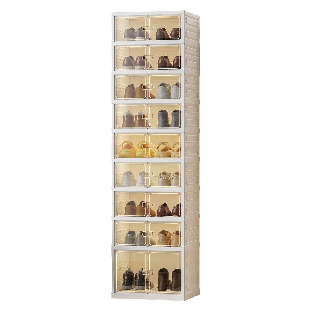Foldable Shoe Rack Organizer For Closet Shoe Shelf