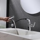 preview thumbnail 9 of 20, Rbrohant Pull Down Bathroom Sink Faucet, Kitchen Faucets with 360° Swivel Sprayer And Digital Display