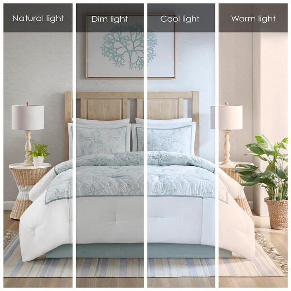 Harbor House Maya Bay White Cotton Comforter Set On Sale Bed Bath Beyond 9465619
