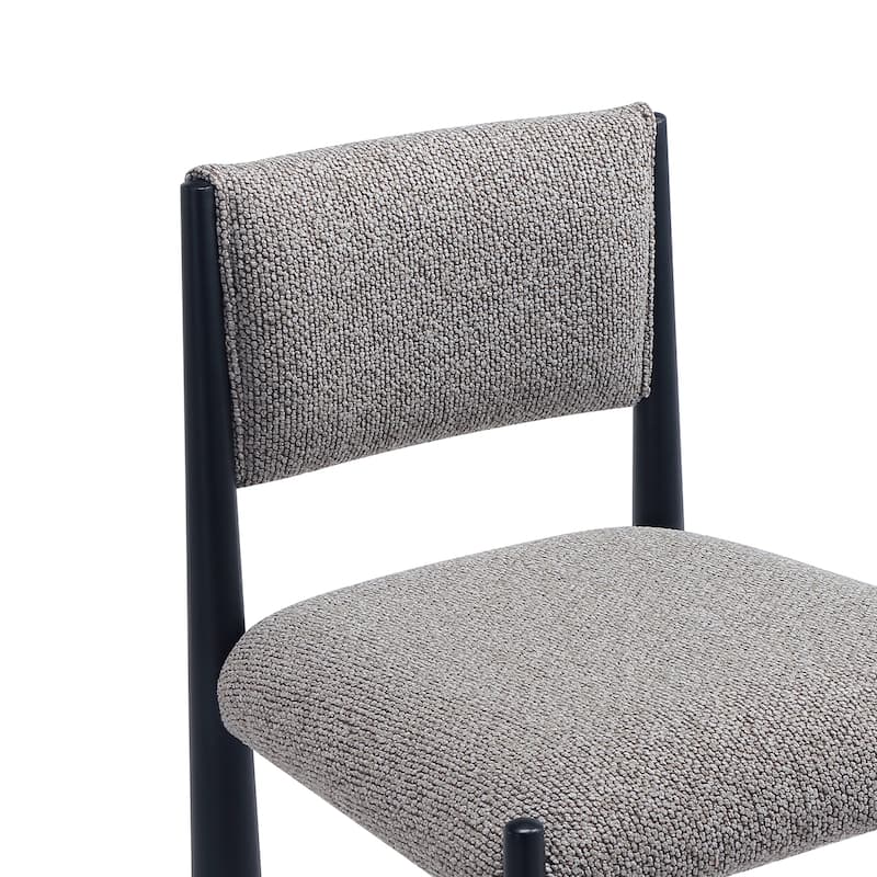 Manhattan Comfort Lennor Metal Boucle Side Chair Set of 2