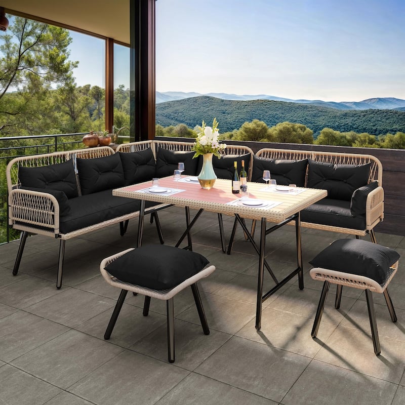 Moasis 7-Piece Outdoor Patio Furniture Set